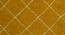 Bloomfield Patterned Shaggy Carpet (152 x 244 cm  (60" x 96") Carpet Size, Mustard) by Urban Ladder - Front View Design 1 - 215762