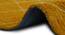 Bloomfield Patterned Shaggy Carpet (122 x 183 cm  (48" x 72") Carpet Size, Mustard) by Urban Ladder - Design 1 Side View - 215768