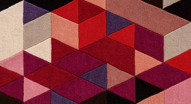 Cameroon Carpet (152 x 244 cm  (60" x 96") Carpet Size, Salmon) by Urban Ladder - Front View Design 1 - 215993