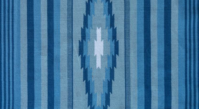 Malatya Dhurrie (Blue, 91 x 152 cm  (36" x 60") Carpet Size) by Urban Ladder - Front View Design 1 - 215999