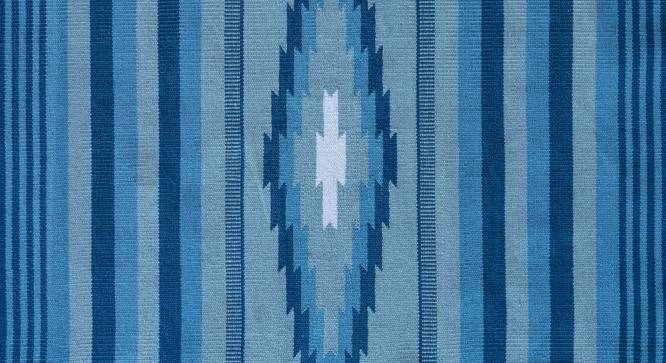 Malatya Dhurrie (Blue, 122 x 183 cm  (48" x 72") Carpet Size) by Urban Ladder - Front View Design 1 - 216005