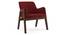 Carven Lounge Chair (Red) by Urban Ladder - Cross View Design 1 - 216195