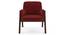 Carven Lounge Chair (Red) by Urban Ladder - Front View Design 1 - 216196