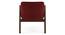 Carven Lounge Chair (Red) by Urban Ladder - Rear View Design 1 - 216198