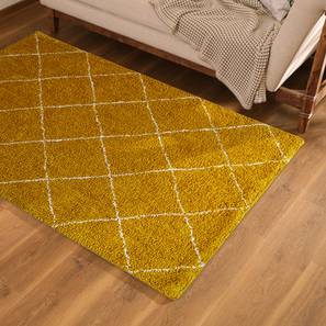Carpet Design Bloomfield Mustard Geometrics Polyester Carpet