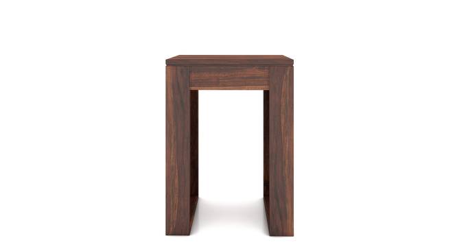 Epsilon Side Table (Teak Finish) by Urban Ladder - Design 1 Front View - 218183