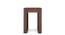 Epsilon Side Table (Teak Finish) by Urban Ladder - Design 1 Front View - 218183