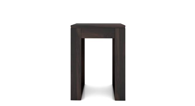 Epsilon Side Table (Mahogany Finish) by Urban Ladder - Design 1 Front View - 218189