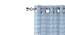 Overlay Door Curtains - Set Of 2 (Blue, 54"x84" Curtain Size) by Urban Ladder