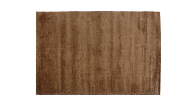 Rubaan Viscose Rug (152 x 244 cm  (60" x 96") Carpet Size, Bronze) by Urban Ladder - Front View Design 1 - 218711