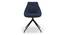 Doris Swivel Dining Chairs - Set Of 2 (Blue, Fabric Material) by Urban Ladder - Front View Design 1 - 218887