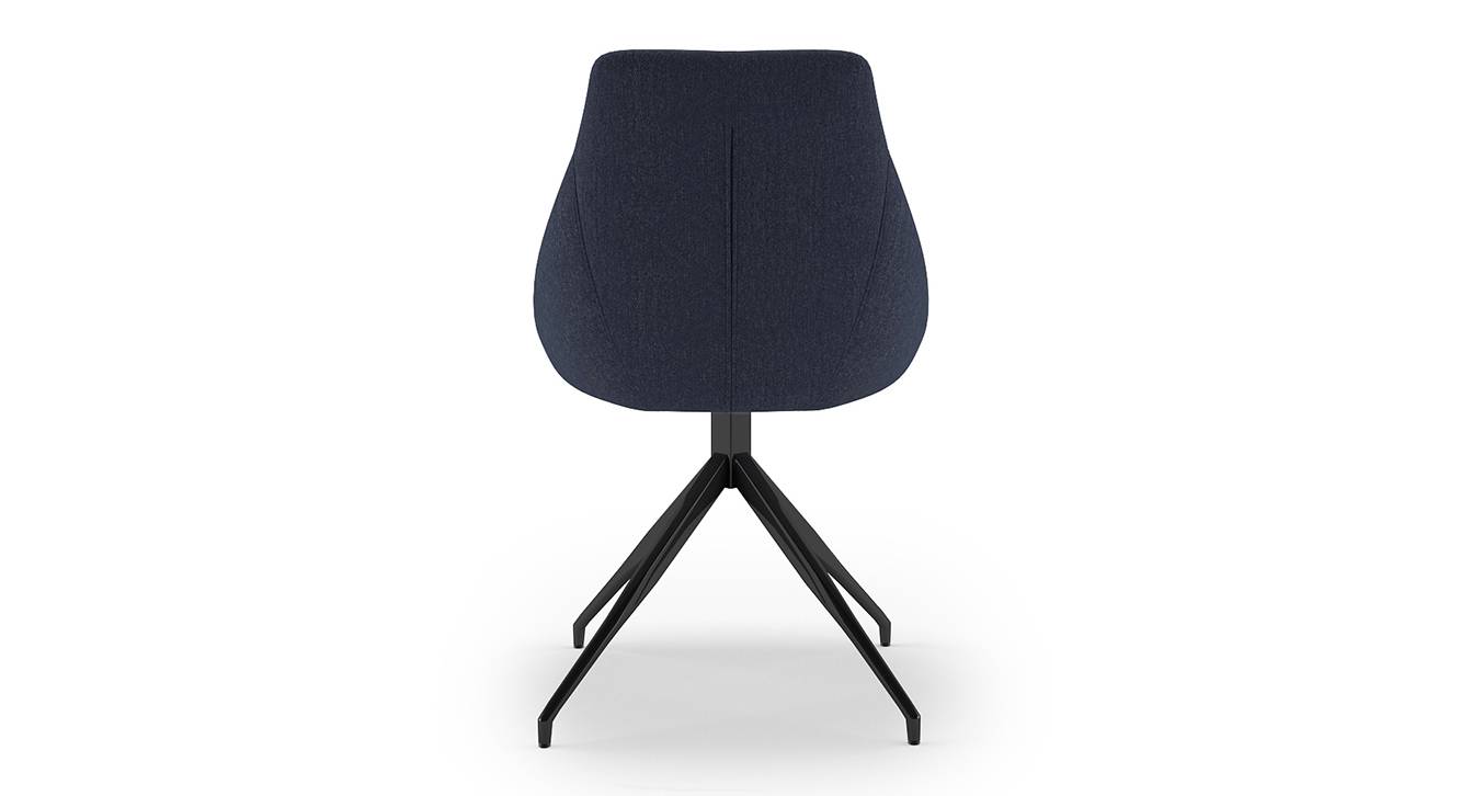 Doris Leatherette Dining Chair set of in Finish Urban Ladder