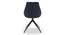 Doris Swivel Dining Chairs - Set Of 2 (Blue, Fabric Material) by Urban Ladder - Rear View Design 1 - 218889