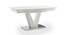 Caribu 6 to 8 Extendable Dining Table (White High Gloss Finish) by Urban Ladder - Front View Design 1 - 218921