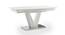 Caribu 6 to 8 Extendable - Doris (Leatherette) 6 Seater Dining Table Set (White) by Urban Ladder - Front View Design 1 - 218957