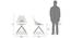 Caribu 6 to 8 Extendable - Doris (Leatherette) 6 Seater Dining Table Set (White) by Urban Ladder - Design 2 Dimension - 218967