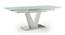 Caribu 6 to 8 Extendable - Doris (Leatherette) 8 Seater Dining Table Set (White) by Urban Ladder - Front View Design 1 - 218996