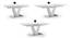 Caribu 6 to 8 Extendable - Doris (Leatherette) 8 Seater Dining Table Set (White) by Urban Ladder - Banner 1 Design 1 - 219003