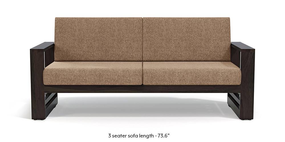 Parsons Wooden Sofa American Walnut Finish Safari Brown Urban Parsons Wooden Sofa American Walnut Finish Safari Brown 1 Seater Custom