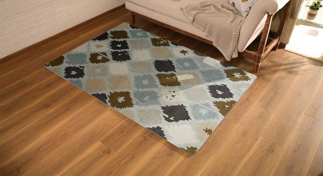 Riga Carpet (91 x 152 cm  (36" x 60") Carpet Size, Multi Colour) by Urban Ladder - Design 1 Full View - 219531