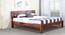 Valencia Bed (Solid Wood) (Teak Finish, Queen Bed Size) by Urban Ladder - Design 1 Full View - 219543