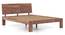 Valencia Bed (Solid Wood) (Teak Finish, Queen Bed Size) by Urban Ladder - Design 1 Half View - 219544