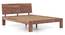 Valencia Bed (Solid Wood) (Teak Finish, King Bed Size) by Urban Ladder - Design 1 Half View - 219552