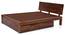 Valencia Storage Bed (Solid Wood) (Teak Finish, Queen Bed Size, Drawer Storage Type) by Urban Ladder - Design 1 Half View - 219576
