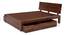 Valencia Storage Bed (Solid Wood) (Teak Finish, Queen Bed Size, Drawer Storage Type) by Urban Ladder - - 219578