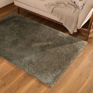 Carpet Collections Design Sherwood Grey Cotton 5 X 8 Feet Carpet