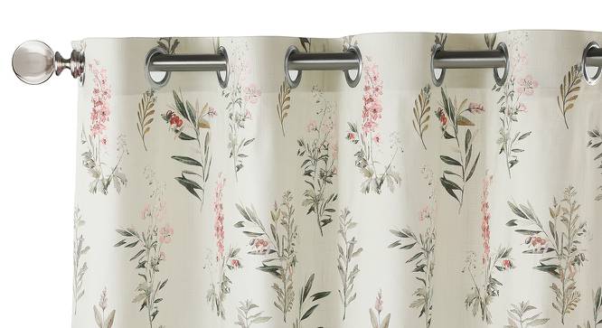 Ashford Door Curtains (Set of 2) (Multi Colour, 54" x 108" Curtain Size) by Urban Ladder