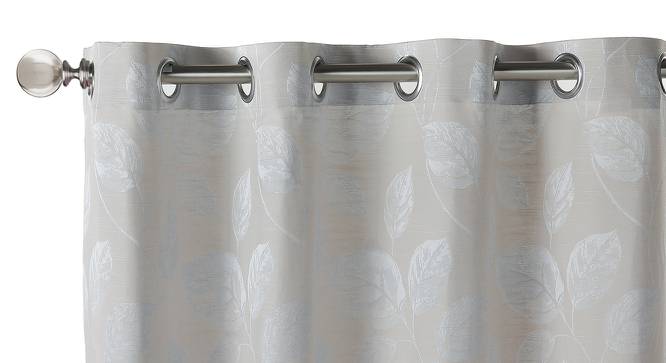 Wollerton Jacquard Door Curtains (Set of 2) (Multi Colour, 54" x 108" Curtain Size) by Urban Ladder