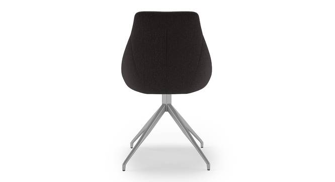 Doris Swivel Accent Chair (Dark Grey, Fabric Material) by Urban Ladder - Design 1 Side View - 219920