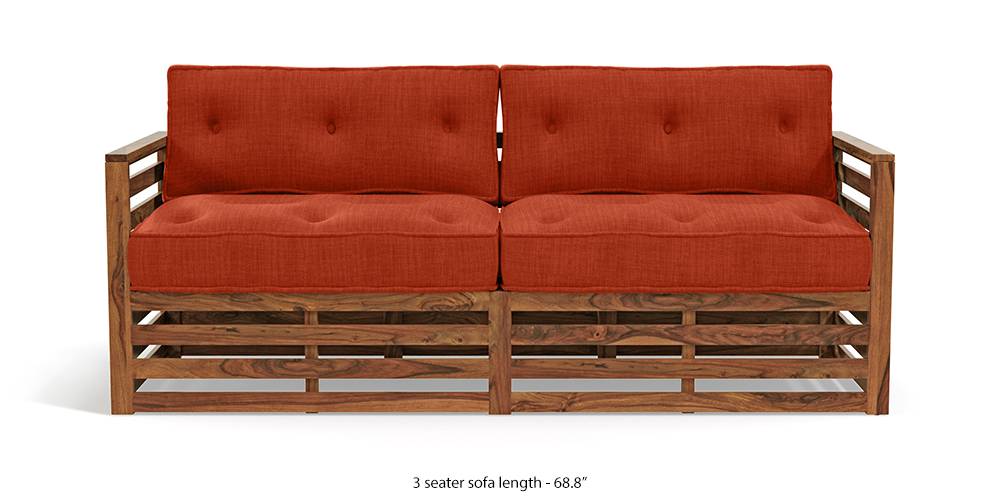 Raymond Wooden Sofa - Teak Finish (Lava) (Teak Finish, Teak Finish, 2-seater Custom Set - Sofas, 3-seater Custom Set - Sofas, None Standard Set - Sofas, None Standard Set - Sofas, Lava, Lava, Fabric Sofa Material, Fabric Sofa Material, Regular Sofa Size, Regular Sofa Size, Regular Sofa Type, Regular Sofa Type) by Urban Ladder - - 220034