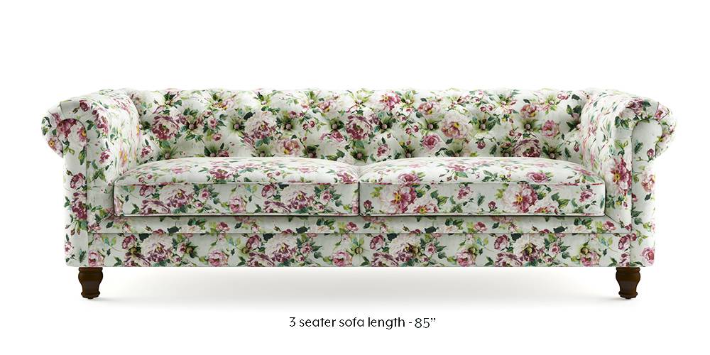 Winchester Fabric Sofa (Clara Velvet) (1-seater Custom Set - Sofas, None Standard Set - Sofas, Fabric Sofa Material, Regular Sofa Size, Regular Sofa Type, Clara Velvet) by Urban Ladder - - 220435