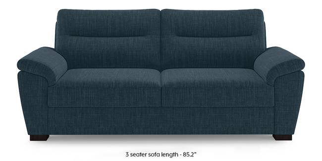 Adelaide Sofa (Indigo Blue) (1-seater Custom Set - Sofas, None Standard Set - Sofas, Indigo Blue, Fabric Sofa Material, Regular Sofa Size, Regular Sofa Type)