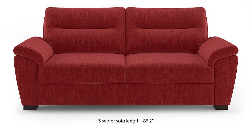 Adelaide Sofa (Salsa Red) (1-seater Custom Set - Sofas, None Standard Set - Sofas, Fabric Sofa Material, Regular Sofa Size, Regular Sofa Type, Salsa Red) by Urban Ladder - - 220933