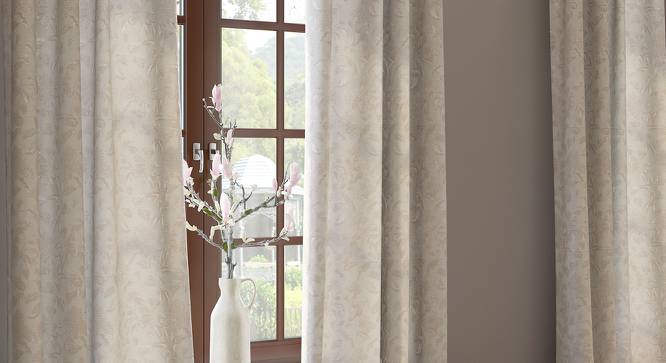 Lismore Jacquard Door Curtains (Set of 2) (Multi Colour, 54" x 108" Curtain Size) by Urban Ladder