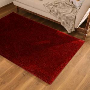 New Arrivals Decor Design Sherwood Red Cotton 5 X 8 Feet Carpet