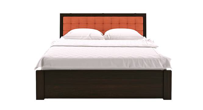 Florence Storage Bed (Solid Wood) (Mahogany Finish, Queen Bed Size, Lava, Drawer Storage Type) by Urban Ladder - Design 1 Half View - 222582