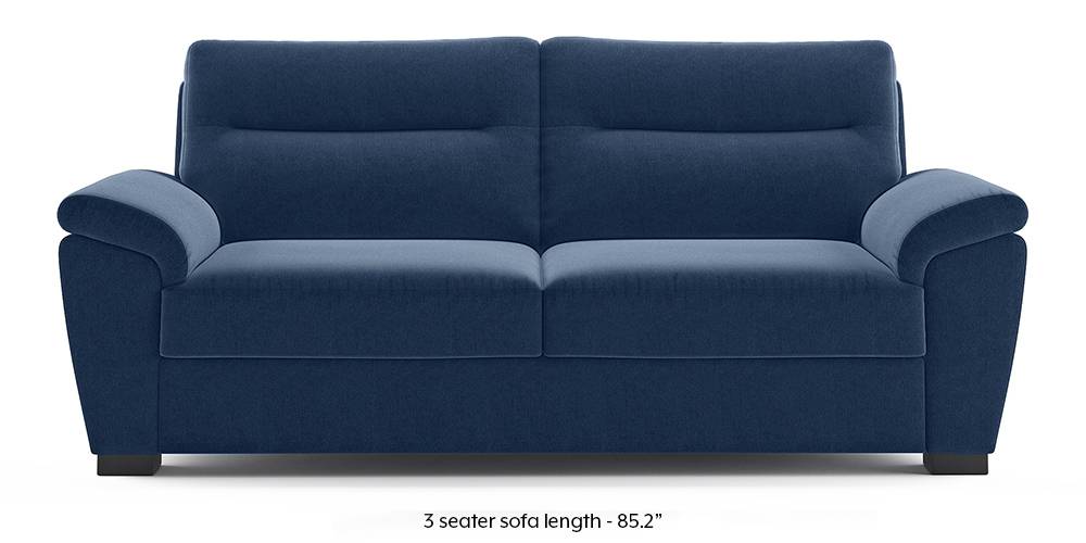Adelaide Sofa (Lapis Blue) (1-seater Custom Set - Sofas, None Standard Set - Sofas, Fabric Sofa Material, Regular Sofa Size, Regular Sofa Type, Lapis Blue) by Urban Ladder - - 222869