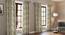 Nusa Jacquard Door Curtains (Set of 2) (Multi Colour, 54" x 108" Curtain Size) by Urban Ladder