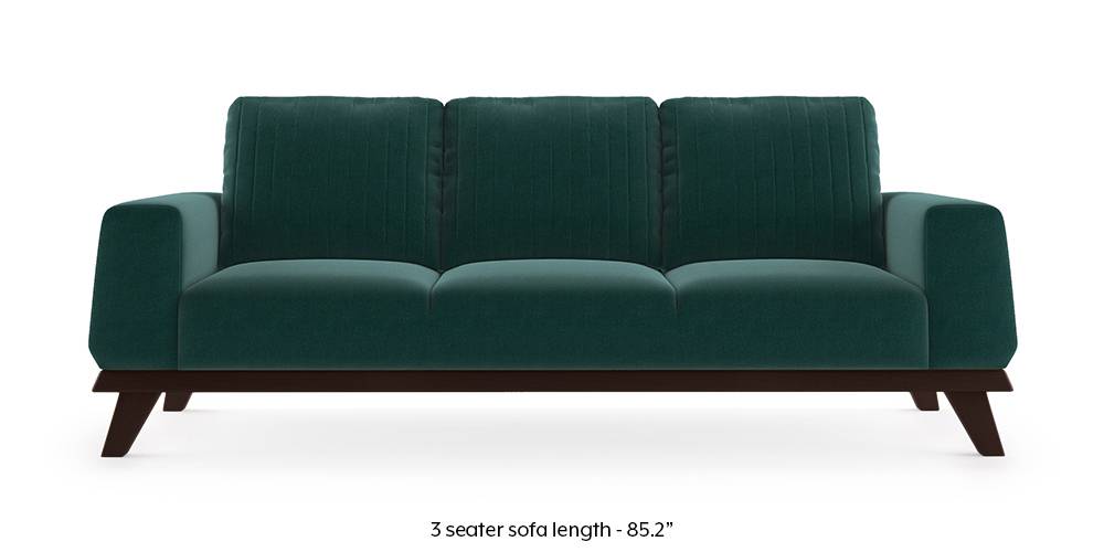 Granada Sofa (Malibu Blue) (1-seater Custom Set - Sofas, None Standard Set - Sofas, Fabric Sofa Material, Regular Sofa Size, Malibu, Regular Sofa Type) by Urban Ladder - - 223267