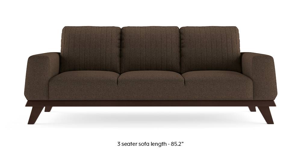 Granada Sofa (Mocha Brown) (1-seater Custom Set - Sofas, None Standard Set - Sofas, Mocha, Fabric Sofa Material, Regular Sofa Size, Regular Sofa Type) by Urban Ladder