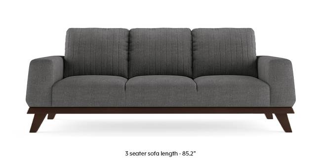 Granada Sofa (Smoke Grey) (3-seater Custom Set - Sofas, None Standard Set - Sofas, Smoke, Fabric Sofa Material, Regular Sofa Size, Regular Sofa Type)