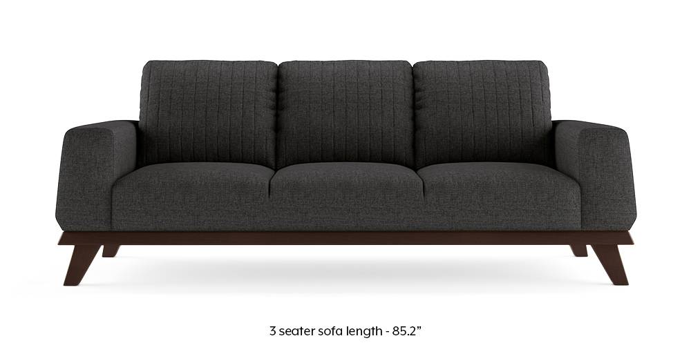 Granada Sofa (Steel Grey) (1-seater Custom Set - Sofas, None Standard Set - Sofas, Steel, Fabric Sofa Material, Regular Sofa Size, Regular Sofa Type) by Urban Ladder - - 223621