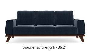 Granada Sofa (Sea Port Blue Velvet)