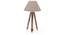 Kepler Tripod Floor Lamp (Natural Base Finish, Natural Shade Color, Conical Shade Shape) by Urban Ladder - - 22845