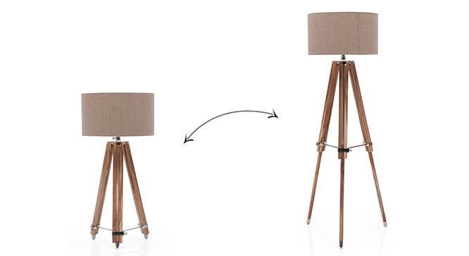 Loki wooden hotsell tripod floor lamp