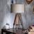 Kepler tripod table lamp natural linen drum shade 00 0020 layer 22